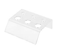 Tattoo Ink Cup Holder 6 Holes Tattoo Pigment Caps Holder Permanent Transparent Acrylic Tattoo Makeup Microblading Pigment Cup Holder Stand for Ink Cup Holder