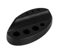 Tattoo Ink Cups Holder with 20 Tattoo Ink Caps - Versatile Pigment Organizer & Cotton Swabs Holder for Tattooing and Microblading Supplies (black)