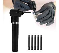 Tattoo Ink Mixer, Electric Tattoo Pigment Mixer Machine, Mixer Color Blender Tattoo Accessory with 5 Mixing Sticks, Ink Colour Blender, Electric Agitator Machine for Microblading Supply Tool (Black)