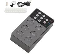 Tattoo Ink Pigment Mixer, Magnetic Pigment Stirrer with 10 Cups, 6-Hole Independent Channel Control, 2500mAh Battery, 3 Speed Adjustable, for Tattoo Artists, Beginners(Gray)