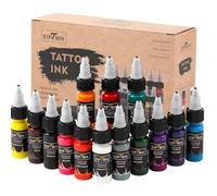 Tattoo Ink Set,EIPTWH 14 Colors Tattoo Ink Color Set 1/2oz 15ml/Bottle Bright&Vibrant Color Ink for Tattooing Tattoo Supplies