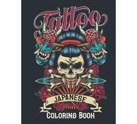 Tattoo Japanese Coloring Book