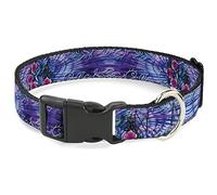 Tattoo Johnny Pet Collar, Dog Collar Plastic Buckle, Tattoo Johnny Hummingbird, 8.5 to 12 Inches 0.5 Inch Wide