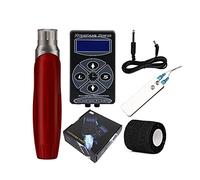 Tattoo Kit Power Supply Foot Pedal Professional Permanent Makeup Rotary Tattoo Machine Set(Rot)