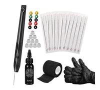 Tattoo Kit Tattoo Needles Set Hand Poke Stick Kit Strong Stable Pen Power Supply 1 3 5 7 9RL Needle for Artist needles set needle