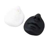 Tattoo Lip Piercing Silicone Practice 2PCS Soft Makeup Black White for Beginners