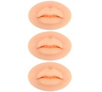 Tattoo Lips, 3 Pieces Tattoos, Practice Lips, 5D Silicone Lip for Makeup Practice, Realistic Tattoos, Exercises, Skins, Training, Microblading Exercises, Skins, Tattoos, Artificial Skin for