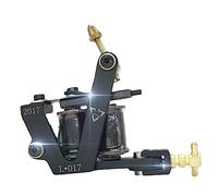 Tattoo Machine Gun for Beginners - Traditional 10-Wrap Coil Tattoo Kit for Starter, Ideal for Lining and Shading Practice