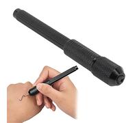 Tattoo Marker Without Refills, Temporary Piercing Positioning Tool, Tattoo Stifte Marking Pen, Professional Aluminum Alloy Eyebrow Eyeliner Lips Skin Surgical Markers Stencil Skin Scribes(black)