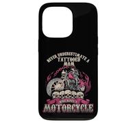 Tattoo Mom Biker Chick Never Underestimate Motorcycle Mom Case for iPhone 13 Pro