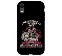 Tattoo Mom Biker Chick Never Underestimate Motorcycle Mom Case for iPhone XR