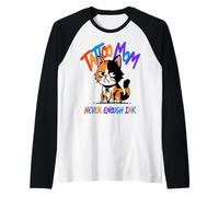 Tattoo Mom Never Enough Ink Cat Raglan Baseball Tee