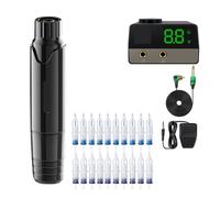 Tattoo Motor Rotary Pen Power Supply Set Needles Consumables Professional Machine Precision Drive(Mast P10 Kit)