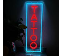 Tattoo Neon Sign Tattoo Studio Neon Sign for Tattoo Shop Office Neon Light Sign Tattoo Wall Decor Neon Light Dimmable Tattoo Salon Led Light, Tattoo Artist Neon Sign,Logo Tatto Bar Light