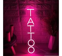 Tattoo Neon Sign Tattoo Studio Neon Sign for Tattoo Shop Office Neon Light Sign Tattoo Wall Decor Neon Light Dimmable Tattoo Salon Led Light, Tattoo Artist Neon Sign,Logo Tatto Bar Light