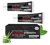 Tattoo Numibing Cream Gel 20 Grams- Up to 6 Hours Extra Strength for Tattoos, Moisturizes Joint Skin Caring For Dry Skin, Easy to Apply, Safe and Gentle (2pcs)