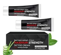 Tattoo Numibing Cream Gel, Nourishing Care Cream For Tattoo, Up to 6 Hours Extra Strength for Tattoos, Moisturizes and Soothes Joint, For Dry Skin (2pcs)
