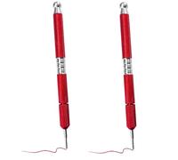 Tattoo Pen Holder Skin Marker Pen Core Set - Professional Surgical Tip Refills for Microblading, Skin Stenciling & Precise Marking | Skin Surfer Stencil Accessories for Tattoo Artists (2 Pcs Red)