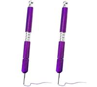 Tattoo Pen Holder Skin Marker Pen Core Set - Professional Surgical Tip Refills for Microblading, Skin Stenciling & Precise Marking | Skin Surfer Stencil Accessories for Tattoo Artists (2 Pcs Purple)