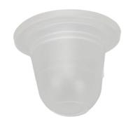 Tattoo Pigment Cups, 100pcs U Shaped Hygienic Silicone Tattoo Ink Cup for Studio (M)