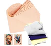 Tattoo Practice Skins and Transfer Paper Kit - Jconly 28pcs Tattoo Fake Skin and Transfer Paper Kit Includes 8pcs Silicone Practice Skin Double Sided Tattoo Skin, 20Pcs Tattoo Stencil Paper Tattoo Kit