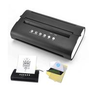 Tattoo Printer Transfer Machine, Thermal Stencil Maker for Drawing and Printing, Copier with Paper, Ideal for Tattoo Artists and Designs, Easy to Use and Portable