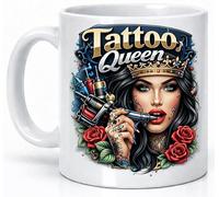 Tattoo Queen Mug Tattoo Artist Roses Ink Lover Gift Mug