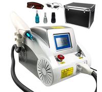 Tattoo Removal Machine, Non-Invasive Piosecond L.aser Tattoo Removal, Remove Eyebrow Lip Tattoo Eye Tattoo Remove Pigment Remove Spots and Skin Rejuvenation Cooling System Machine