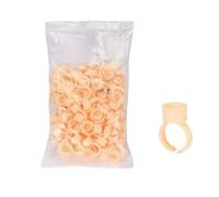 Tattoo Ring Cup - Disposable Tattoo Ink Ring Cups, Silicone Ring Pigment Cups for Tattoo and Permanent Makeup, Adjustable Pigment Holders for Cosmetic Ink 50Pcs Microblading Ring Cups - (Small)