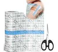 Tattoo Second Skin 15cm x 5m Waterproof Tattoo Bandage with Scissors | Breathable Tattoo Healing Wrap & Tattoo Protective Shield|Clear Tattoo Aftercare Bandage for Wrists, Arms, Shoulders & Wound Care