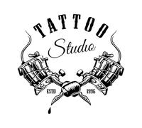 Tattoo Shop Wall Stickers Art Studio Vinyl Self-Adhesive Shop Window Wall Decals Modern Beauty Salon Wall Decoration Extra Large - 70x72cm