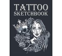 Tattoo Sketchbook: For professional tattooists and students to draw, sketch and record creative ideas. (8.5" x 11" 120 pages, vintage chicano tattoo round concept cover.)