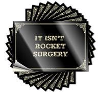 Tattoo Small Room Decor Custom Stickers, Helmet Waterproof It Isn't Rocket Surgery for Hydro Flask | Winter Vinyl Decals for Boys Holiday Gift(12X18CM)