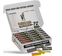 Tattoo Soap - Banger Bars Tattoo Aftercare Soap Wholesale Variety Pack | Unscented Gentle Formula for Client Post Tattoo Care and Cleansing | New Tattoo Supplies 0.4 oz Bars, 72 Pieces