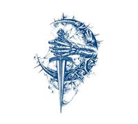 Tattoo Sticker Lasts 7-15 Days Semi Permanent Temporary Tattoos Sticker For Men(013)