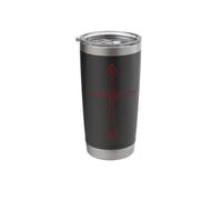 Tattoo Style Aesthetic Gothic Cross Stainless Steel Insulated Tumbler