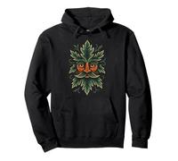 Tattoo Style Celtic Wiccan Pagan Green Man Pullover Hoodie