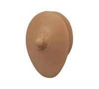 Tattoo Supplies 1PC Silicone Eye Model Puncture Practice Simulation Human Nose Mouth Body Part Display Piercing Jewelry(Nipple Dark)