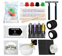 Tattoo Supplies Kit -,Convention Tattoo Pack Essential Tattoo Set Kit for Professional Tattooing,Tattoo Kits with Complete Tattoo Stuff Tattoo Accessories and Supplies (Tattoo supplies kit B)