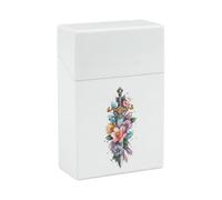 Tattoo Sword with Flowers Lightweight Cigarette Case Funny Cigarettes Holder Box Portable Plastic Smoking Accessories Gifts