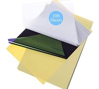 Tattoo Transfer Paper - 100 PCS Tattoo Stencil Paper, 4 Layers 8.5" x 11" A4 Size Tattoo Thermal Stencil Paper for Tattoo Transfer Kit Tattoo Supplies