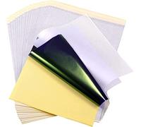 Tattoo Transfer Paper 100 Sheets, Keilend Tattoo Thermal Stencil Paper A4 Size, Tattoo Stencil Paper with 4 Layers