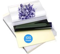 Tattoo Transfer Paper,100 Sheets Tattoo Stencil Paper,Mokohoa Tattoo Thermal Stencil Transfer Paper for Tattoo Kit,Tattoo Supplies,Carbon Tracing Sheets A4 Sizes