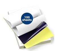 Tattoo Transfer Paper, Itari 100 PCS Tattoo Stencils Paper for Tattooing, 4 Layers Tattoo Thermal Stencil Paper for Tattoo Printer Tattoo Transfer Stencil Machine,A4 Size 8.5" x 11",100 Sheets