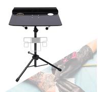 Tattoo Workstation, 61-107 cm Height Adjustable Tattoo Table, Portable Removable Tattoo Art Workstation for Tattoo Tools, Storage Workbench