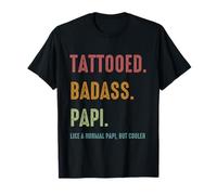 Tattooed Badass Papi Inked Father's Day Present T-Shirt