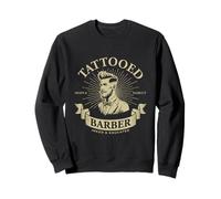 Tattooed Barber Old School Style Classic Vintage Barber Sweatshirt