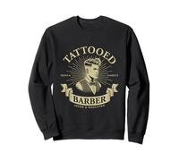 Tattooed Barber Timeless Style Classic Vintage Barber Sweatshirt