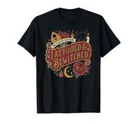 Tattooed Bewitched Halloween Weekend Witchy Spooky Occult Value Graphic T-Shirt