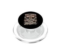 Tattooed Mom Raising Kind Humans Inked Mother PopSockets PopGrip for MagSafe
